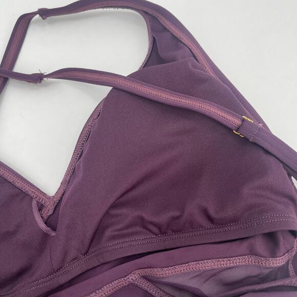 BLEU ROD BEATTIE Swimsuit Size 8 NWT One Piece Don't Mesh With Me Surplice Swim - Picture 11 of 15